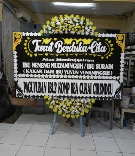 Papan Bunga Duka Jatimelati Pondokmelati